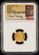 1907 /1907 $2.5 Gold NGC MS65 VP-002 Bill Fivaz Signature Label