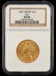 1907 $10 Gold NGC AU58 GSA