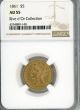 1861 $5 NGC AU55 Rive d'Or Collection