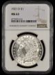 1921 D $1 NGC MS63