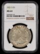 1921 S $1 NGC MS64
