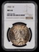 1922 $1 NGC MS64 Attractively Toned