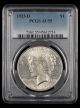 1923 D $1 PCGS AU55