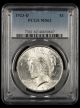 1923 D $1 PCGS MS62