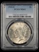 1923 S $1 PCGS MS62