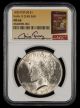 1923 $1 VAM 1F Chin Bar Top 50 NGC MS66 Bill Fivaz Signature Label