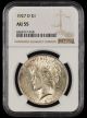 1927 D $1 NGC AU55