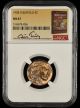 1938 D Buffalo Nickel NGC MS67 Bill Fivaz Signature Label