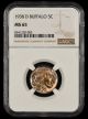 1938 D Buffalo Nickel NGC MS65