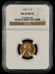 1941 S Lincoln Cent NGC MS64RD PL