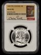 1959 Franklin Half Dollar Type 2 Reverse NGC MS63 FBL Bill Fivaz Signature Label