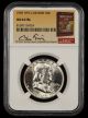 1959 Franklin Half Dollar Type 2 Reverse NGC MS64 FBL Bill Fivaz Signature Label