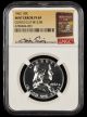 1962 50C NGC PF69 Mint Error Curved Clip @ 12:00 Bill Fivaz Signature Label