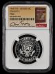 1964 Kennedy Half Dollar Type 1 Reverse Straight G NGC PF66 Bill Fivaz Signature Label