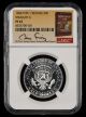 1964 Kennedy Half Dollar Type 1 Reverse Straight G NGC PF67 Bill Fivaz Signature Label