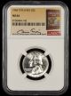 1964 Washington Quarter Type B Reverse NGC MS64 Bill Fivaz Signature Label