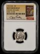 1967 SMS Roosevelt Dime NGC MS67 Mint Error Obverse Rim Burr Bill Fivaz Signature Label
