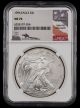 1996 American Silver Eagle $1 NGC MS70 John Mercanti Signature Label
