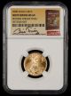 2000 $10 Gold Eagle NGC MS69 Mint Error Reverse Struck Thru Bill Fivaz Signature Label