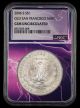 2006 S Old San Francisco Mint $1 NGC Gem Uncirculated Lightning Core