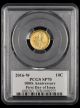 2016 W Gold Mercury Dime Centennial PCGS SP70 First Day of Issue