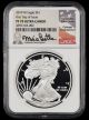 2019 W Eagle S$1First Day of Issue Mike Castle Signature Label NGC PF 70 UCAM