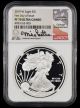 2019 W Eagle S$1First Day of Issue Mike Castle Signature Label NGC PF 70 UCAM