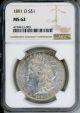 1891 O $1 NGC MS62