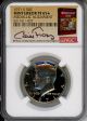 1971 S 50C $1 NGC PF65★ Mint Error: Medallic Alignment Bill Fivaz Signature Label
