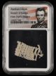 Abraham Lincoln Swatch of Curtain from Ford's Theatre