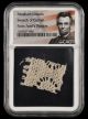 Abraham Lincoln Swatch of Curtain from Ford's Theatre