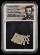 Abraham Lincoln Swatch of Curtain from Ford's Theatre