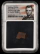 Abraham Lincoln Wood from Lincoln's Log Cabin ex Hanks Family