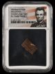 Abraham Lincoln Wood from Lincoln's Log Cabin ex Hanks Family