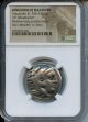 336-323 BC Alexander the Great AR Tetradrachm NGC Certified Lifetime/Early Posthumous