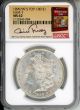 1899 /99 S $1 NGC MS62 VAM-7 Doubled Date Top 100 Bill Fivaz Signature Label