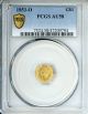 1853 O $1 Gold PCGS AU58