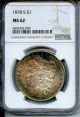 1878 S $1 NGC MS62 Attractively Toned