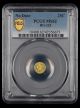 No Date California Gold 25C BG-223 PCGS MS62