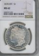 1878 8TF $1 NGC MS62